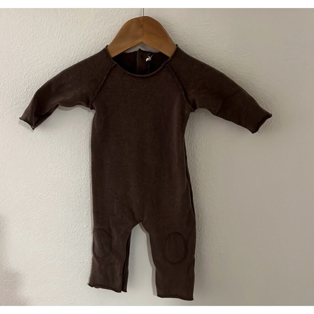 Brown Play Up Organic Romper (0-3mo)